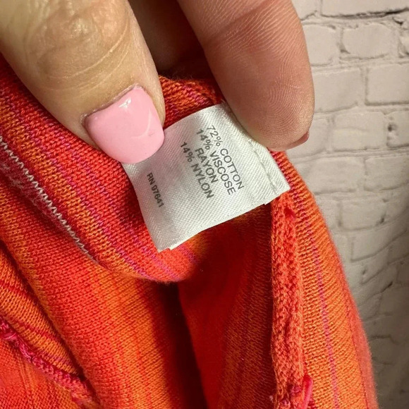 J.Jill bright colored open front cardigan perfect for coverup size medium petite - Picture 6 of 7